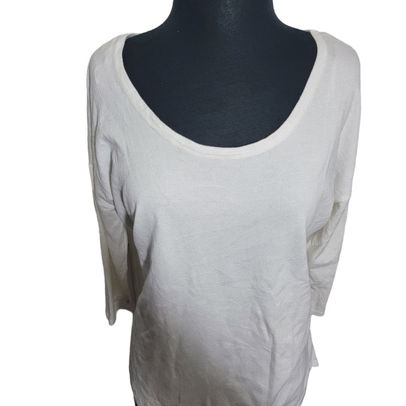 Cyrus knit top 3/4 sleeve scoop neck sz M - Picture 3 of 7